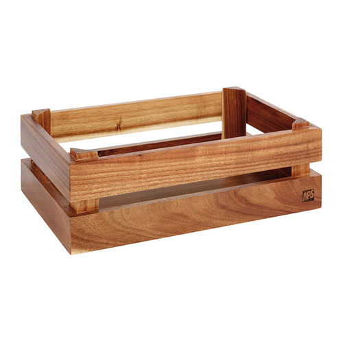 Superbox GN 1/4 Acacia Wood (Oak) 29 x 18.5cm - 11622 (Pack of 1)