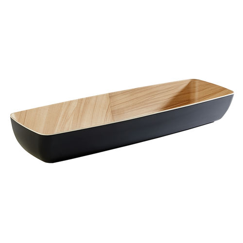 Frida GN 2/4 Schale Melamine Bowl (black) 53 x 16.2cm - 84565 (Pack of 1)