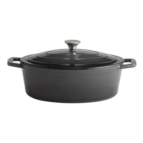 5 Stars Grey Roaster with Lid 33 x 25cm / 13 x 9.8 / 5l / 176oz - 88309