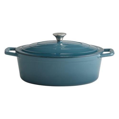 5 Stars Blue Roaster with Lid 33 x 25cm / 13 x 9.8 / 5l / 176oz - 88316