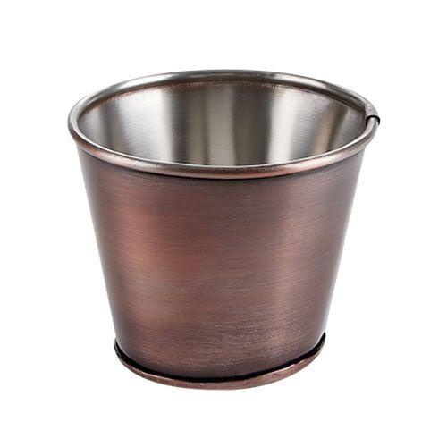 Sides Bucket Antique Copper 11cm - CB66554 (Pack of 6)