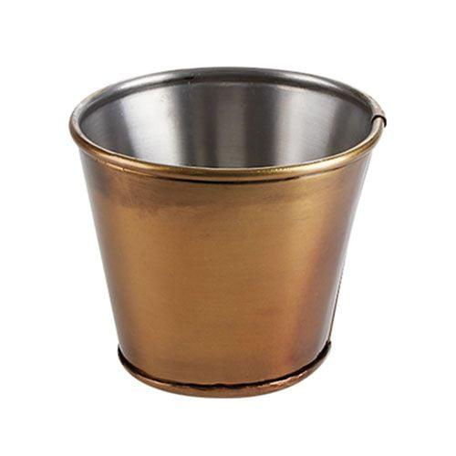 Sides Bucket Antique Brass 11cm - CB66555 (Pack of 6)
