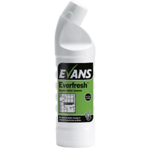 Everfresh Apple Toilet Cleaner 1Ltr (Pack of 6)