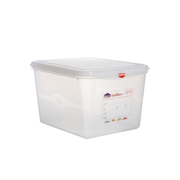 GN Storage Container 1/2 200mm Deep 12.5L - 12490 (Pack of 6)