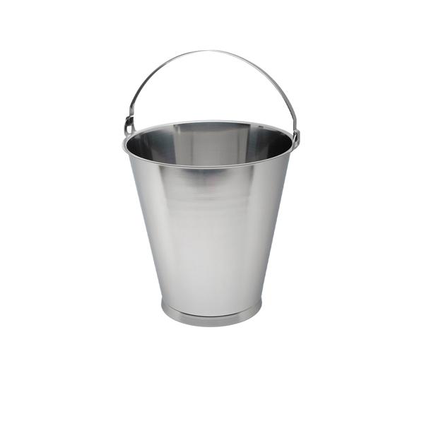S/St.Swedish Skirted Bucket 12L Graduated - 13512