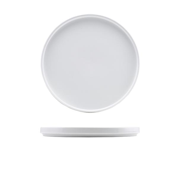 Genware Porcelain Low Presentation Plate 25cm/ 9.75 - 160925 (Pack of 6)