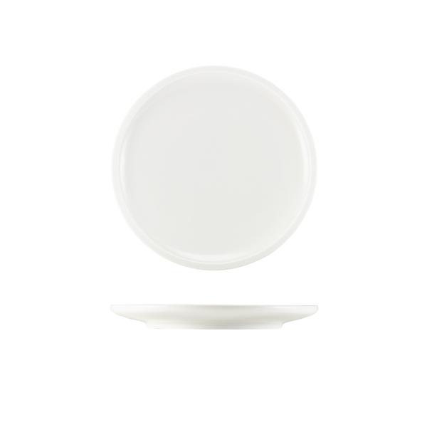 GenWare Porcelain Flat Rim Plate 20cm/ 8 - 161320 (Pack of 6)