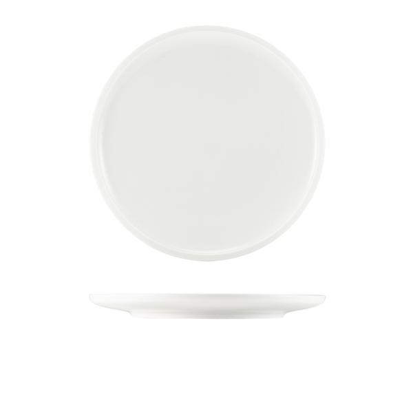 GenWare Porcelain Flat Rim Plate 26cm/ 10 - 161326 (Pack of 4)
