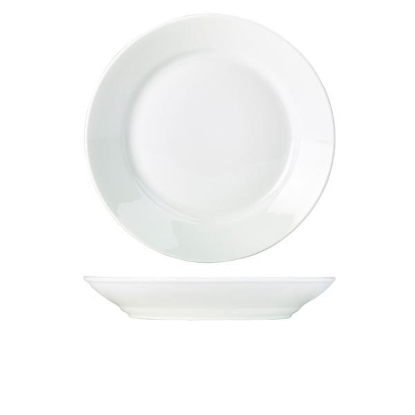 Genware Porcelain Deep Winged Plate 28cm/11