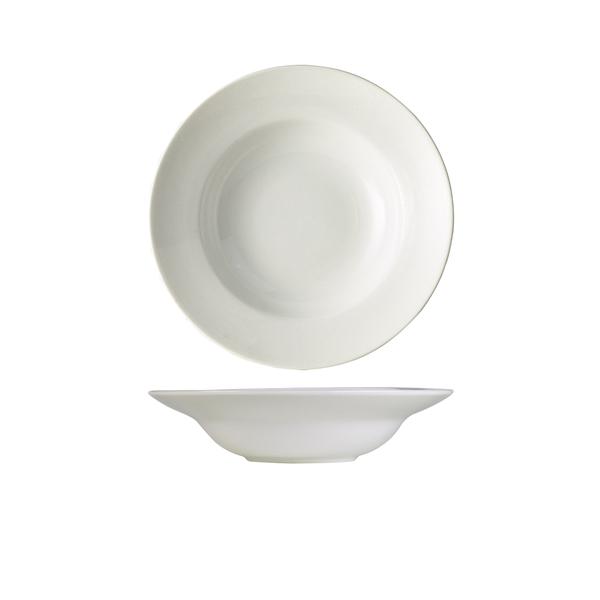 Genware Porcelain Pasta Dish 22cm/ 8.5 - 170622 (Pack of 6)