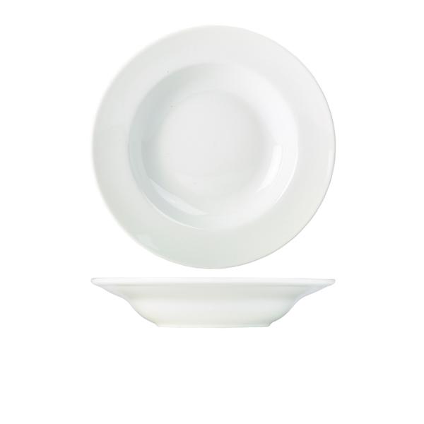 Genware Porcelain Soup Plate/ Pasta Dish 27cm/ 10.75 - 172127 (Pack of 6)
