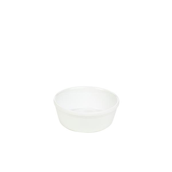 Genware Porcelain Round Pie Dish 14cm/ 5 - 305214 (Pack of 6)