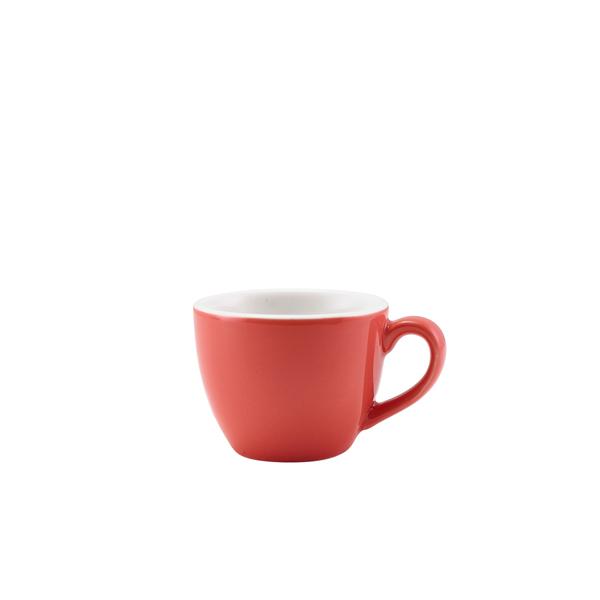GenWare Porcelain Coral Bowl Shaped Cup 9cl/ 3oz - 312109CRL (Pack of 6)