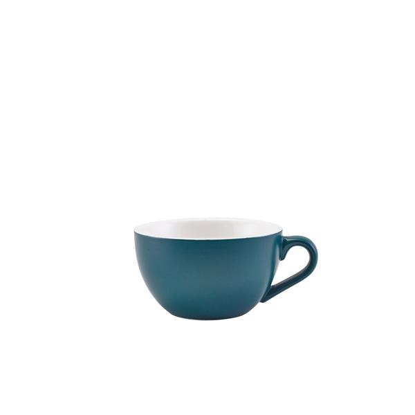 GenWare Porcelain Matt Teal Bowl Shaped Cup 17.5cl/ 6oz - 322118MT (Pack of 6)