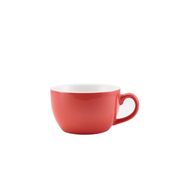 GenWare Porcelain Coral Bowl Shaped Cup 25cl/ 8.75oz - 322125CRL (Pack of 6)