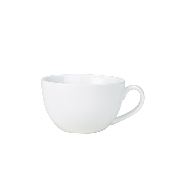 Genware Porcelain Bowl Shaped Cup 34cl/12oz - 322134 (Pack of 6)