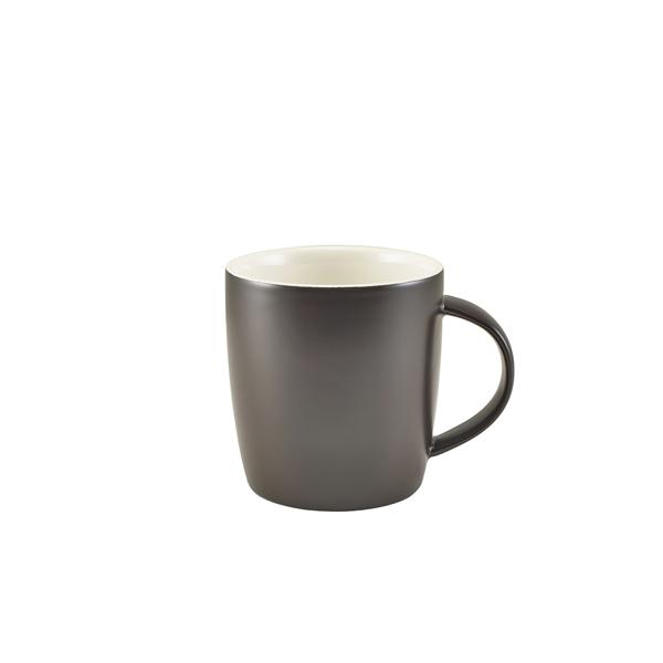 GenWare Porcelain Matt Black Cosy Mug 35cl/ 12.3oz - 322139MBK (Pack of 6)