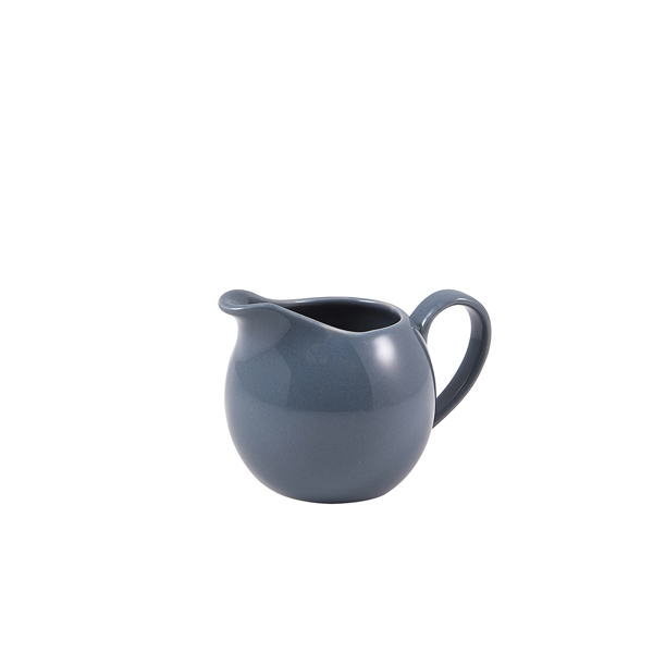 Genware Porcelain Grey Jug 14cl/5oz - 373114G (Pack of 6)