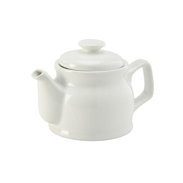 Genware Porcelain Teapot 45cl/ 15.75oz - 392145 (Pack of 6)