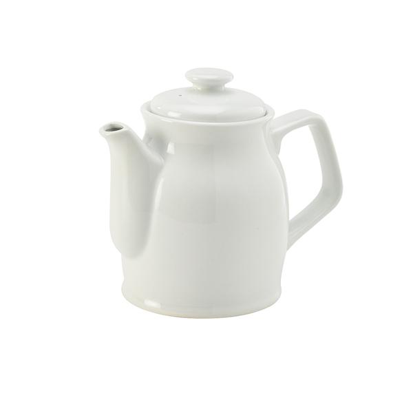 Genware Porcelain Teapot 85cl/ 30oz - 392185 (Pack of 6)