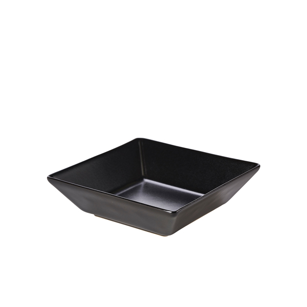 Luna Stoneware Black Square Bowl 17.5 x 5cm/7 x 2