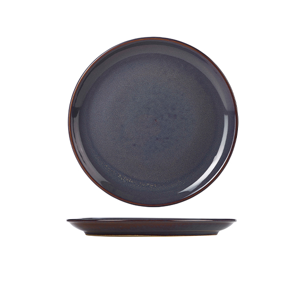 Terra Stoneware Rustic Blue Coupe Plate 19cm - CP-BL19 (Pack of 6)