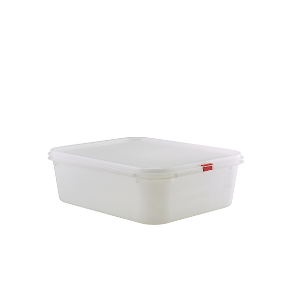 GenWare Polypropylene Container GN 1/2 100mm - GNPP12-100 (Pack of 6)