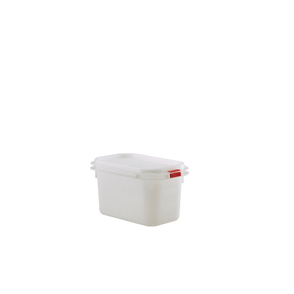GenWare Polypropylene Container GN 1/9 100mm - GNPP19-100 (Pack of 12)