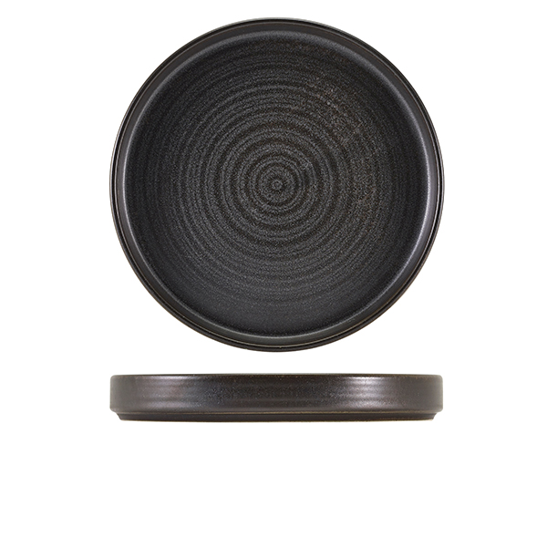 Terra Porcelain Black Presentation Plate 26cm - PR-PBK26 (Pack of 6)