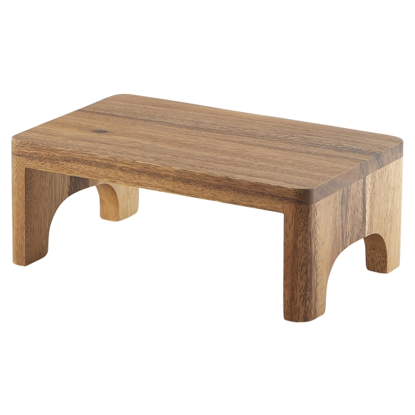Acacia Wood GN Buffet Riser GN 1/4 10cm (H) - RSR-WGN14