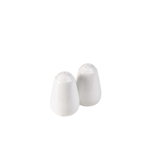 Genware Porcelain Salt Shaker 7cm/2.75