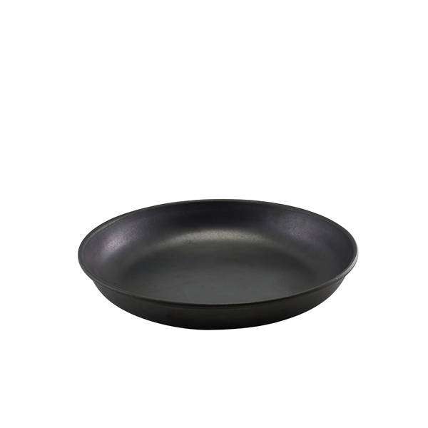 GenWare Black Vintage Steel Coupe Plate 24cm - SCP24BKV (Pack of 1)