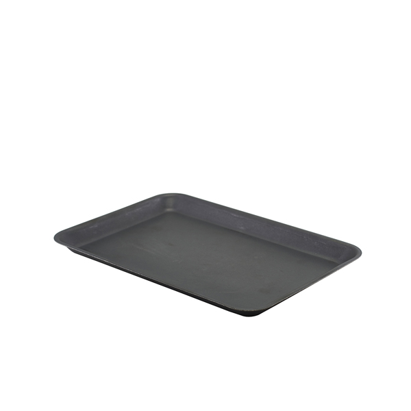 GenWare Black Vintage Steel Tray 31.5 x 21.5cm - SST3121BKV (Pack of 1)