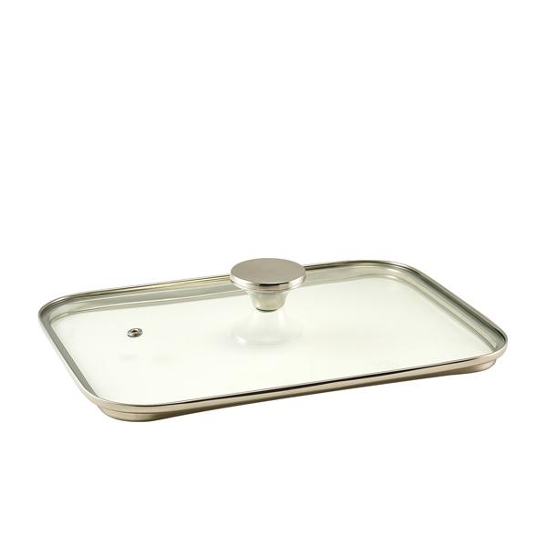 GenWare Glass Lid For Cast Aluminium Roaster 35 x 22cm - CART3522-LID
