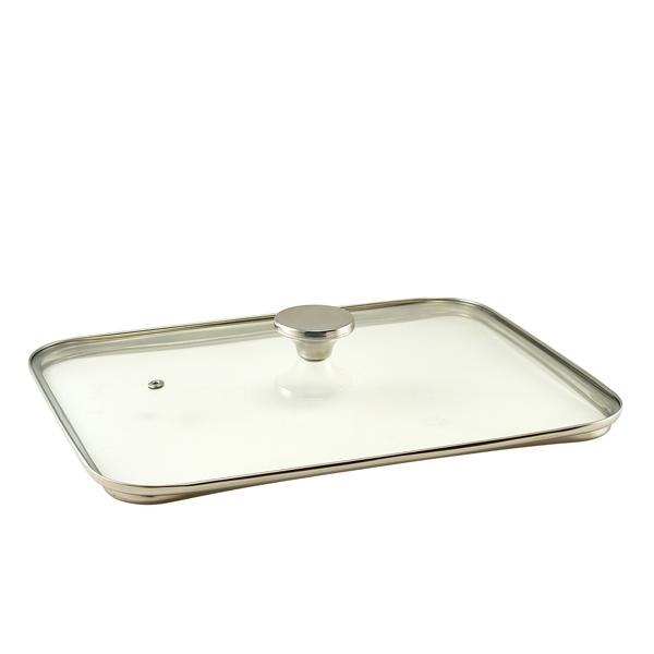 GenWare Glass Lid For Cast Aluminium Roaster 40 x 27cm - CART4027-LID