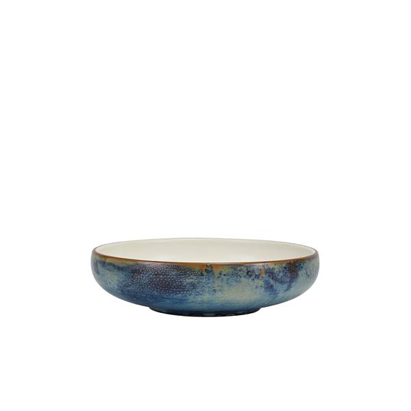 Terra Porcelain Aqua Blue Two Tone Coupe Bowl 20.5cm - CBT-PBL205 (Pack of 6)