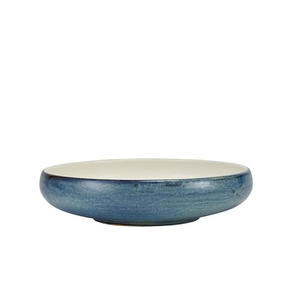 Terra Porcelain Aqua Blue Two Tone Coupe Bowl 24.5cm - CBT-PBL245 (Pack of 6)