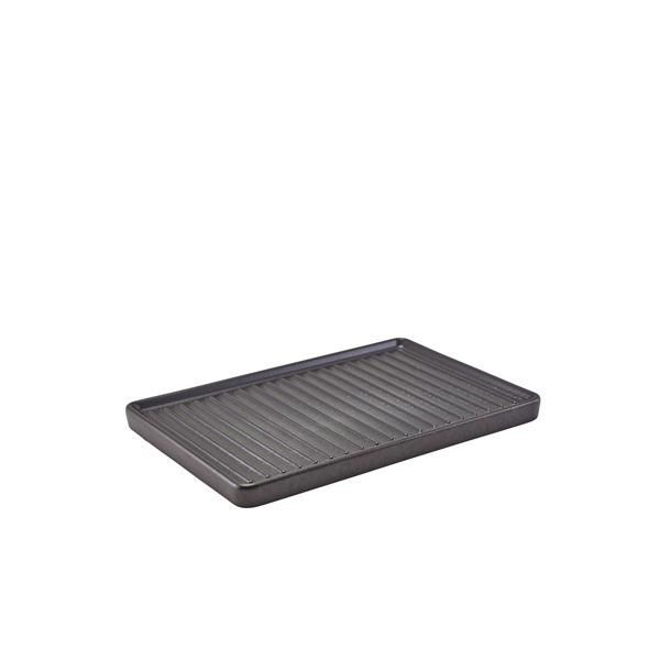 Forge Stoneware Griddle Plate 21.5 x 15cm - CT-GR21 (Pack of 6)