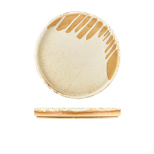 Roko Porcelain Sand Presentation Plate 21cm - PR-RKS21 (Pack of 4)