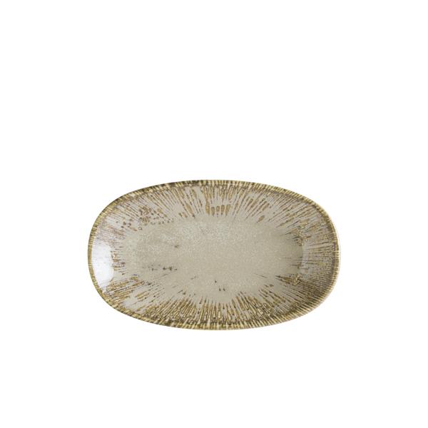 Sand Snell Gourmet Oval Plate 24 x 14cm - S-SANSNLGRM24OKY (Pack of 12)