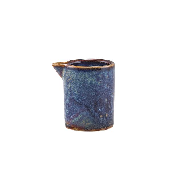 Terra Porcelain Aqua Blue Straight Sided Jug 5cl/ 1.75oz - SJ-PBL5 (Pack of 12)