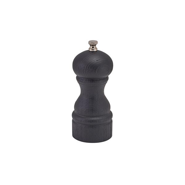 GenWare Black Deep Grain Salt/ Pepper Grinder 13cm - SPWDG13BLK (Pack of 6)