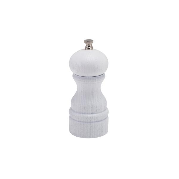 GenWare White Deep Grain Salt/ Pepper Grinder 13cm - SPWDG13W (Pack of 6)