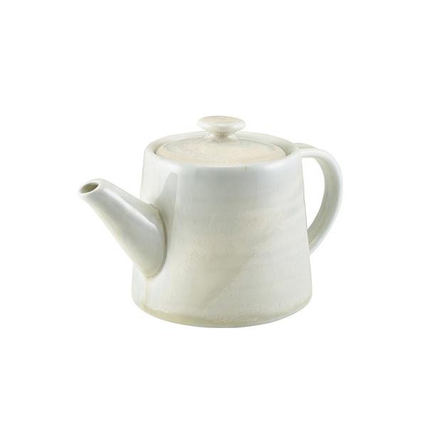 Terra Porcelain Pearl Teapot 50cl/ 17.6oz - TP-PPL50 (Pack of 6)