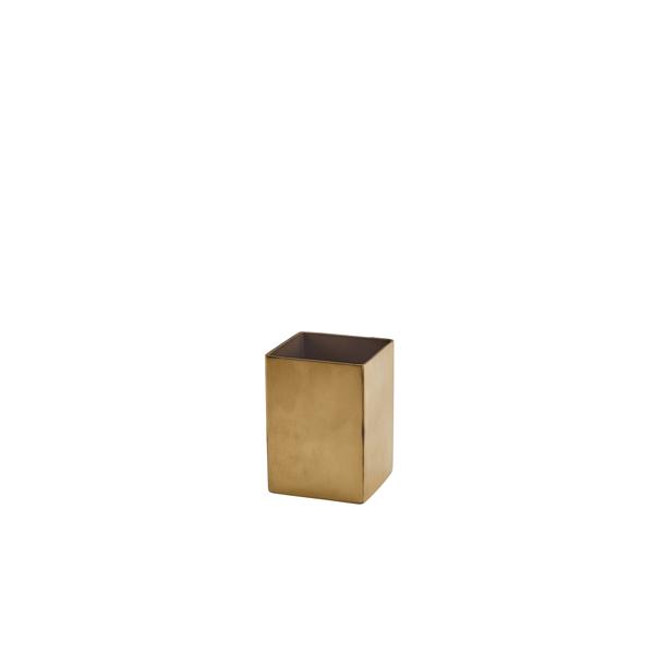 GenWare Gold Plated Stainless Steel Sachet Holder 5 x 6.8cm - TSHLD5GD (Pack of 12)