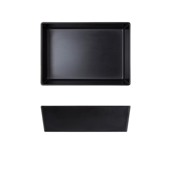 Black Tokyo Melamine Salad Box 20.5 x 14.5 x 6cm - TY202702 (Pack of 6)