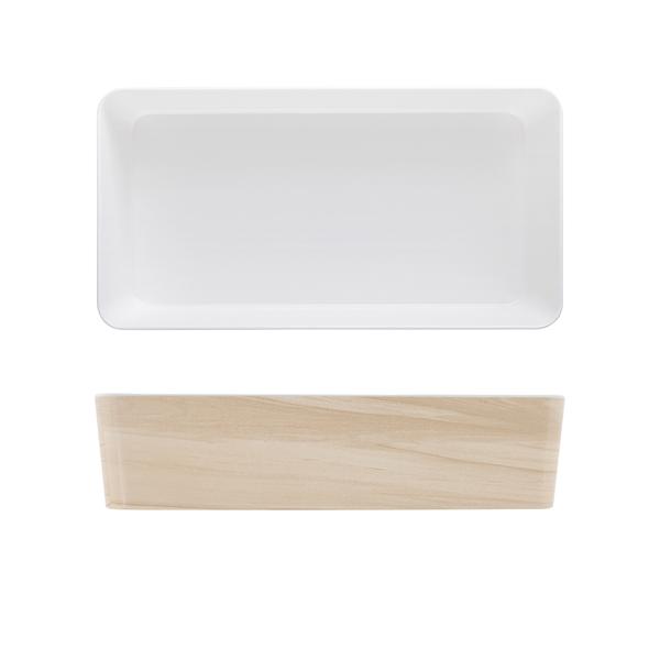 White Oak Tokyo Melamine Bento Outer Box 34.8 x 18 x 7.8cm - TY350255 (Pack of 3)