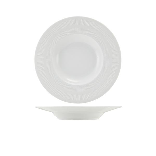 Incise Porcelain Solara Winged Soup Bowl 24cm - WB-ISL24 (Pack of 4)