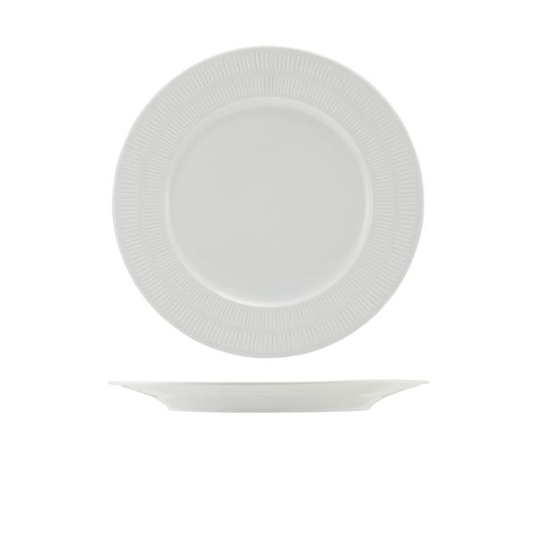 Incise Porcelain Solara Winged Plate 25.5cm - WP-ISL25 (Pack of 6)