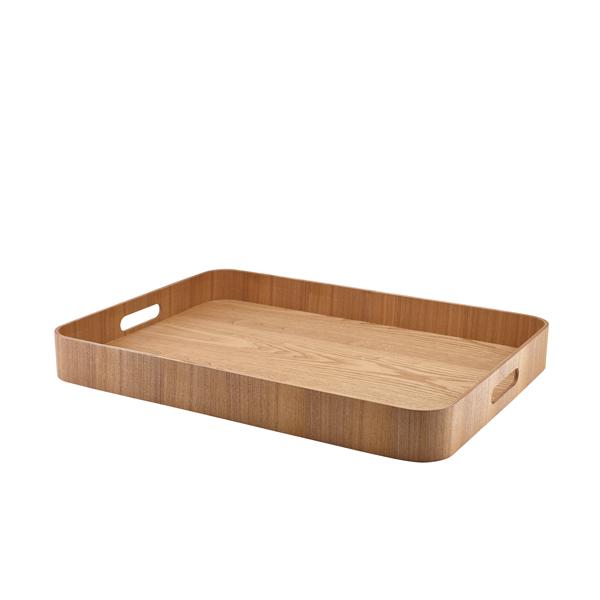 GenWare Light Wood Veneer Butlers Tray 55 x 40cm - WVT-B5540L